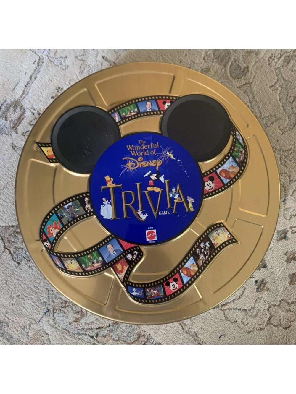 Vintage The Wonderful World of Disney Trivia Board Game, Mattel 1997 - Complete